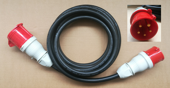 32A-5G6-EXT -  32 AMP (3P+N+E) 6mm H07RN-F Rubber Cable