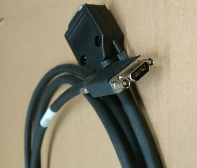 834229059 -  D-Sub Cables 15 POS CMD TO 15 PIN DSUB 18 INCH CBL