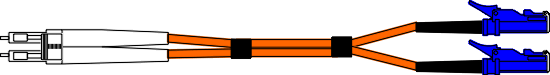 FCLCE2 -  LC to E2000 50/125 Multimode Fibre