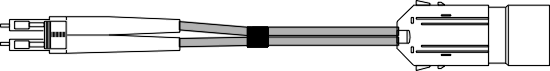 MMLCES -  LC to ESCON 62.5/125 Multimode Fibre