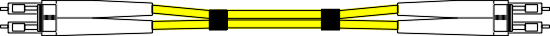 FCLCLCYL -  Yellow LC to LC 50/125 Multimode Fibre Optic Cable