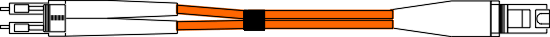 FCLCMT -  LC to MTRJ 50/125 Multimode Fibre