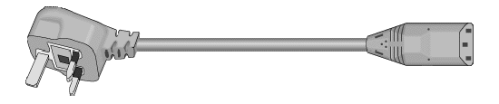 MCBL -  13 Amp UK Plug to IEC320