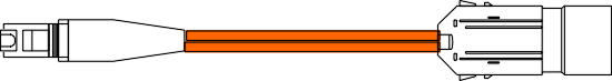 FCMTES -  MTRJ to ESCON 50/125 Multimode Fibre