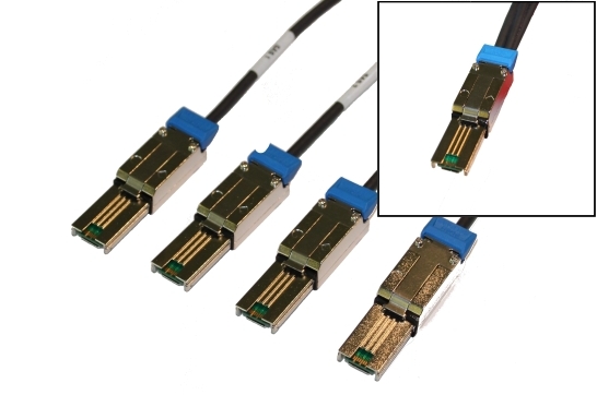SASMINIFAN -  SFF-8088 to 4 x SFF-8088 Mini SAS Fanout Cable