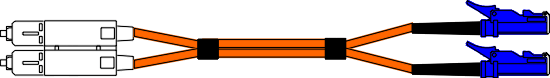 FCSCE2 -  SC to E2000 50/125 Multimode Fibre