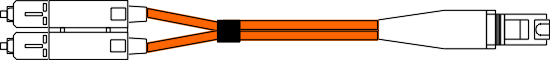 FCSCMT -  SC to MTRJ 50/125 Multimode Fibre