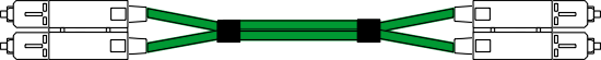 FCSCSCGN -  Green Multi-Mode Fibre Channel Cable