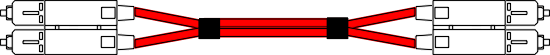 FCSCSCRD -  Red Multi-Mode Fibre Channel Cable