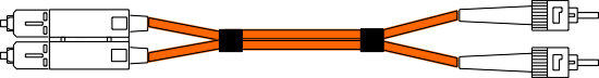 FCSCST -  SC to ST 50/125 Multimode Fibre