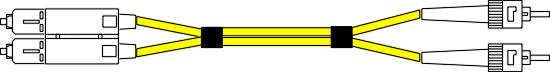 SMSCST -  SC to ST 9/125 Singlemode Fibre