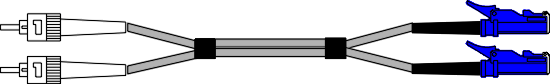 MMSTE2 -  ST to E2000 62.5/125 Multimode Fibre