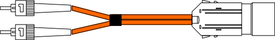 FCSTES -  ST to ESCON 50/125 Multimode Fibre